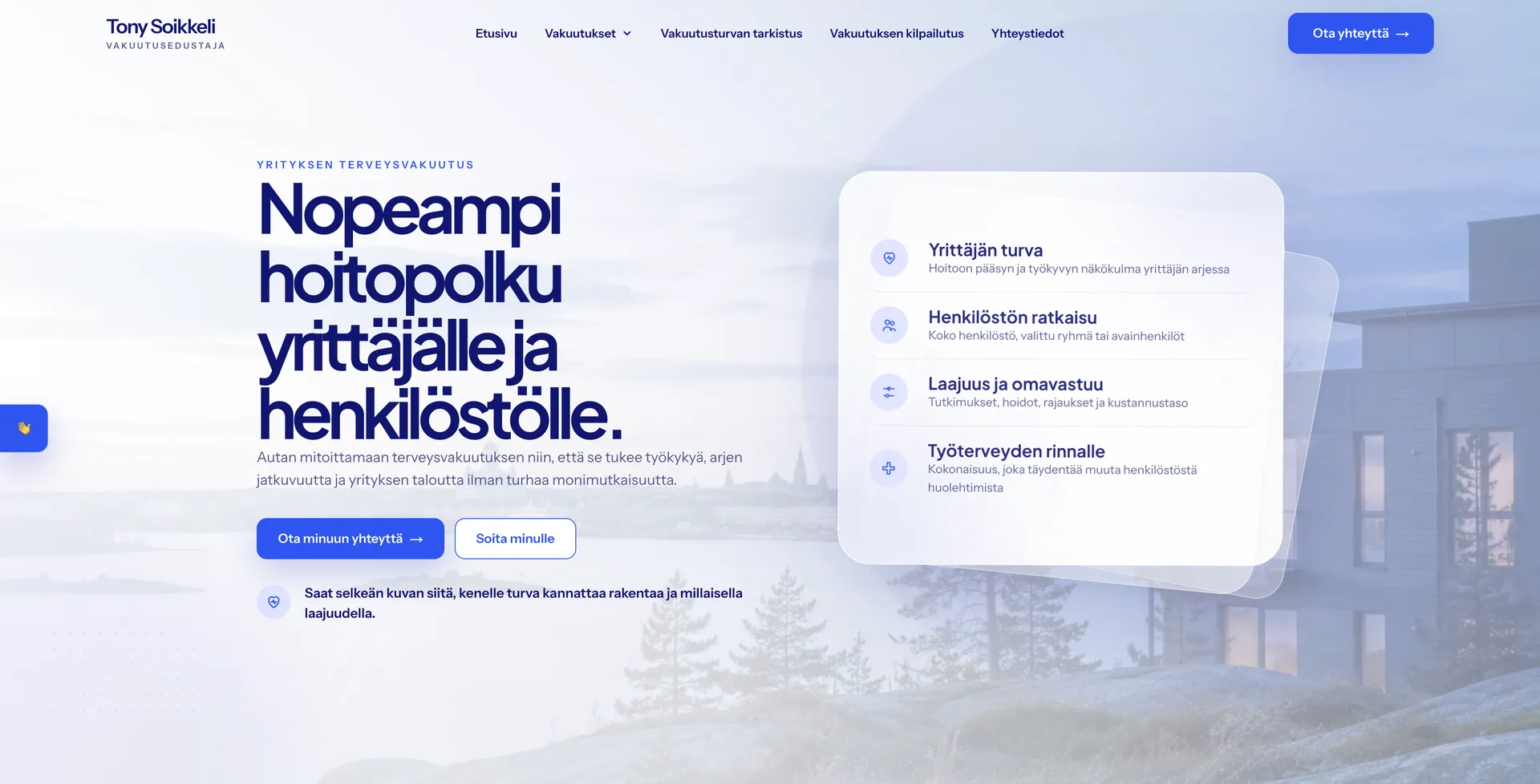 Tony Soikkelin uudistettu Next.js-verkkosivusto